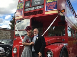 Routemaster bus for wedding hire in Ruislip